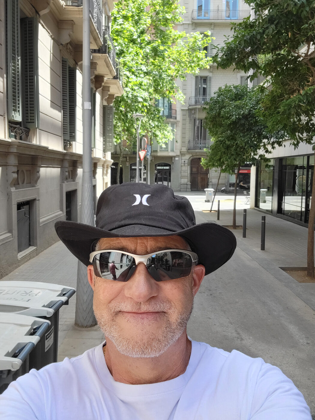 Hector Hernandez on a Barcelona street