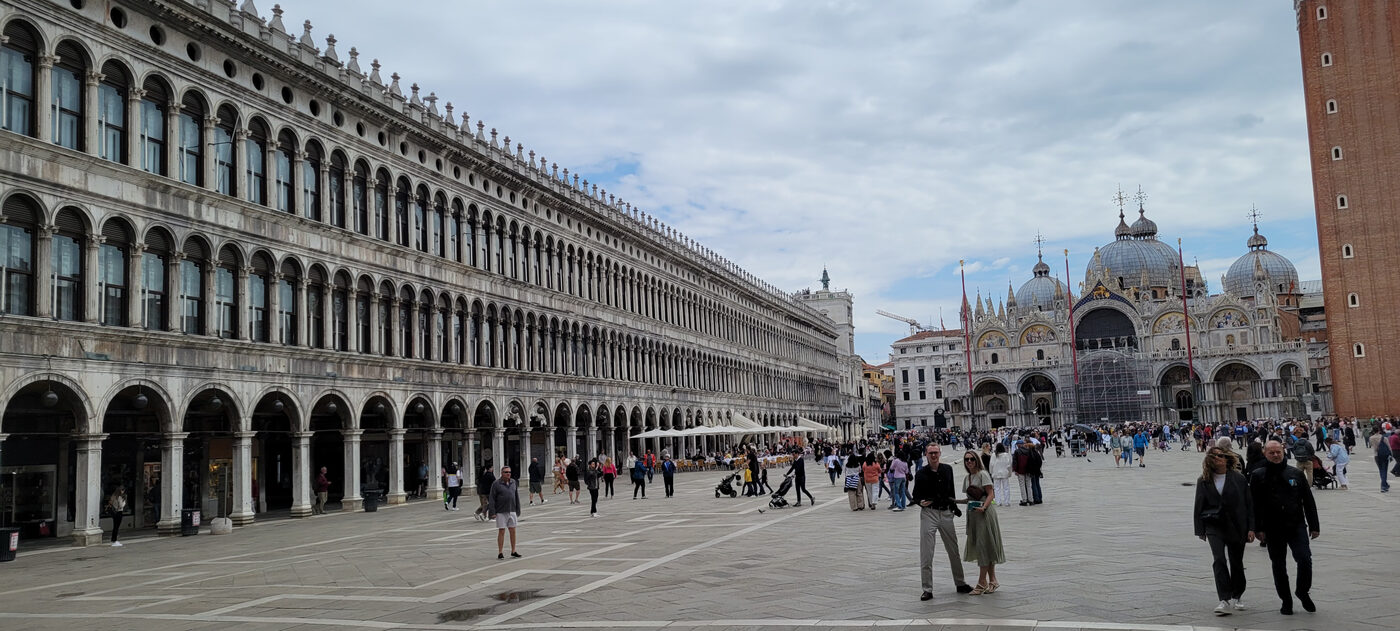 St. Mark's Square with the Basilica in Venice